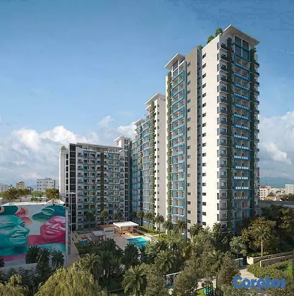 apartamentos - Apto. nuevo 1 hab. condominio Murales, Gazcue 
(listo para entrega) 2
