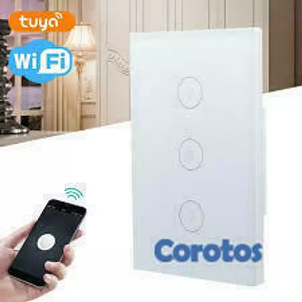 accesorios para electronica - Interruptor Inteligente Wifi 3 Tac Para Alexa, Goo 2