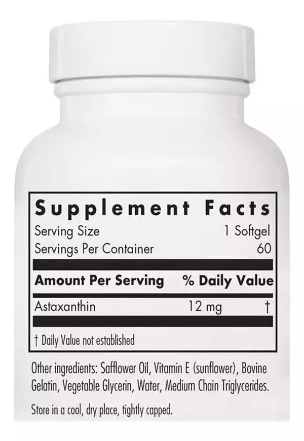 Salud y Equipamiento Médico - Astaxantina 12 Mg 60 Capsulas 2