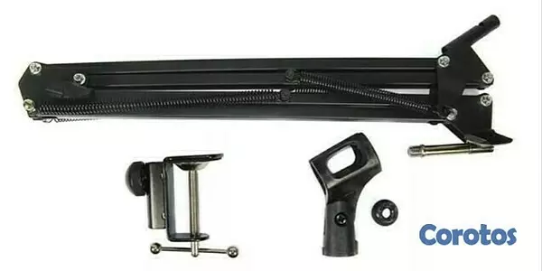 camaras y audio - Soporte de mesa de microfono condensador  2
