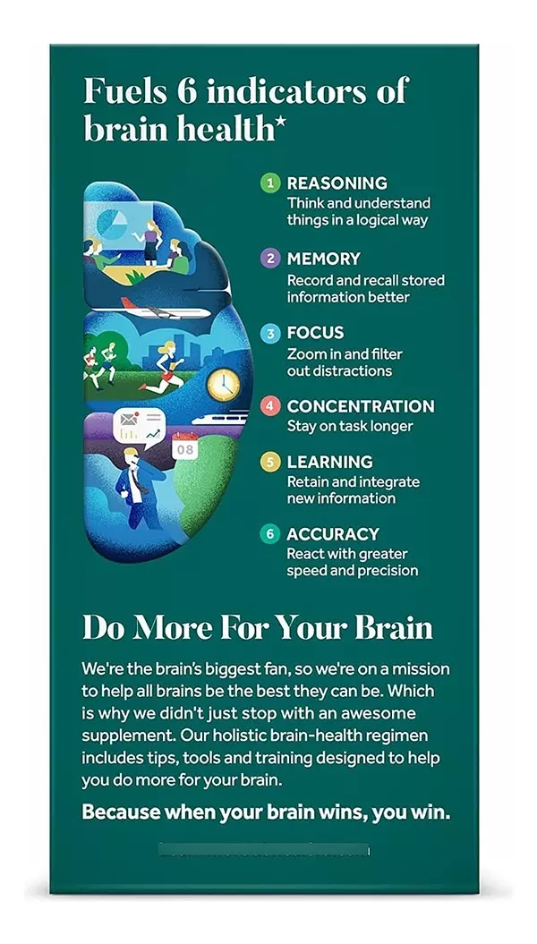 Salud y Equipamiento Médico - Neuriva Nootropic Brain Suplemento Plus 30 Capsulas 3