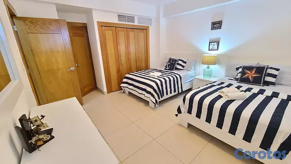apartamentos - Apartamento amueblado Juan Dolio primera linea de  7
