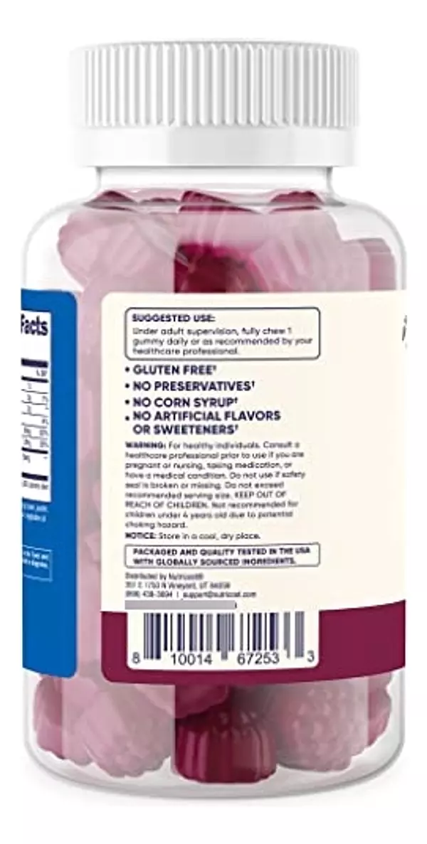 Salud y Equipamiento Médico - Gomitas De Sauco Para Niños- Nutricost 4