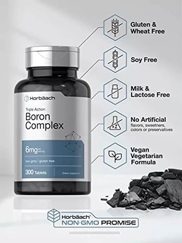 Salud y Equipamiento Médico - Complejo Triple Boro 6 Mg 300tab Horbaach 4