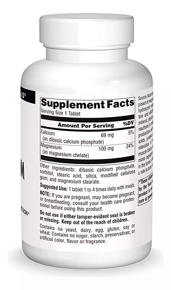 Salud y Equipamiento Médico - Magnesio Quelato 425 Mg Source - Un - Unidad A $838 2