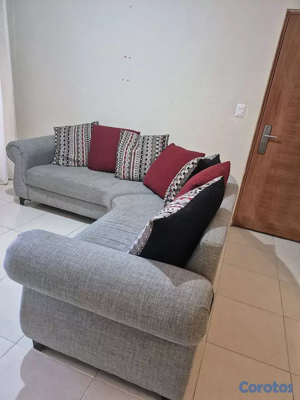muebles y colchones - Mueble de sala media luna. 2