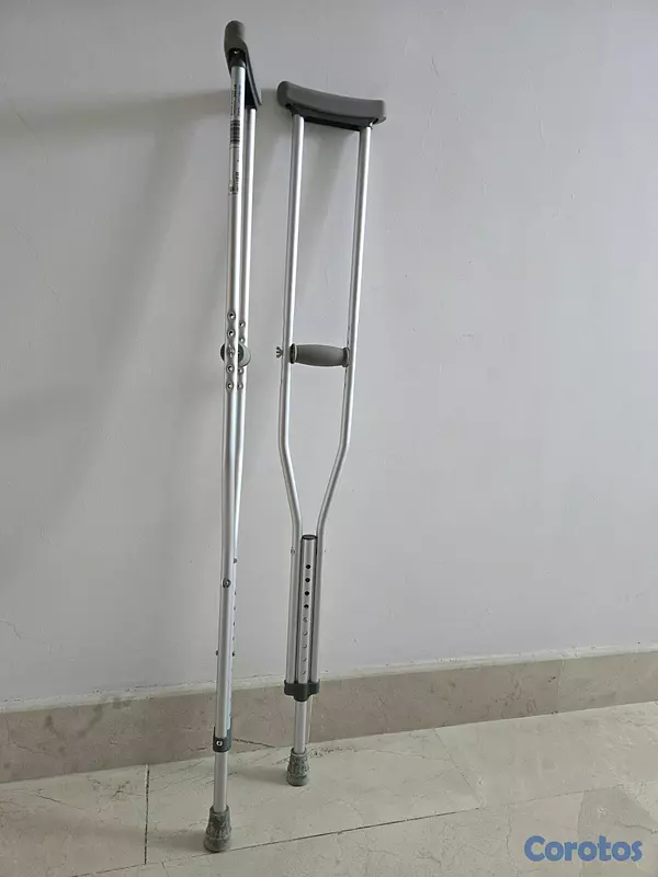 salud y belleza - Muletas Axilares como nuevas, sin golpes, ni roturas 3