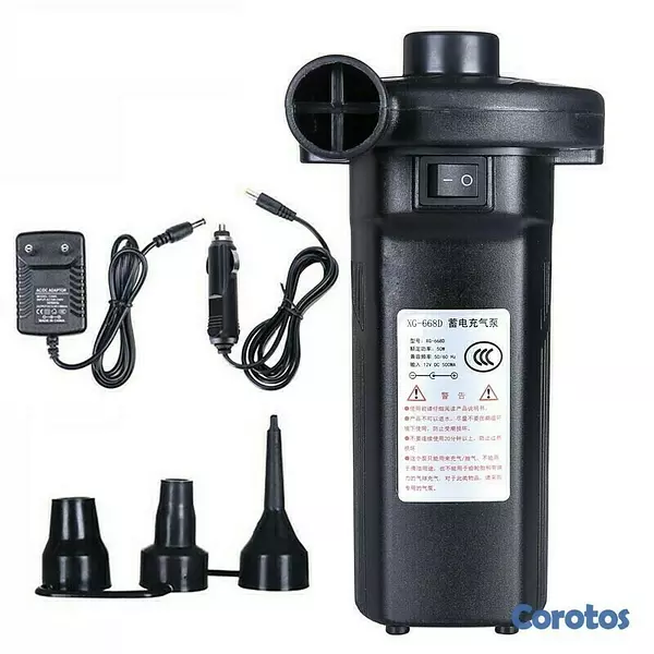 otros electronicos - Bomba de aire electrica recargable 3