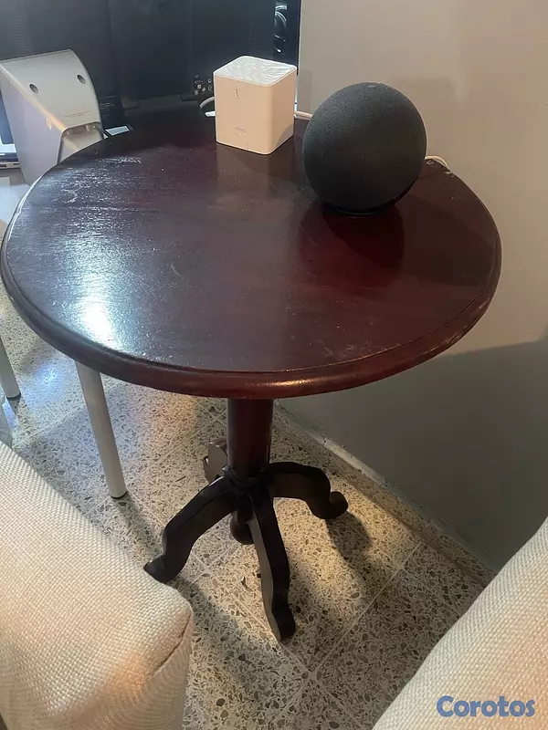 muebles y colchones - mesa de caoba  2