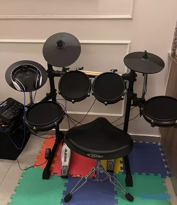 instrumentos musicales - Bateria eléctrica musical Alesis Turbo Mesh - Electric Drum Set 2