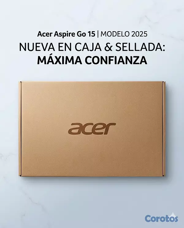 computadoras y laptops - Laptop Acer Aspire Go 15 – Nueva en Caja – Ideal para Trabajo y Estudios
 2