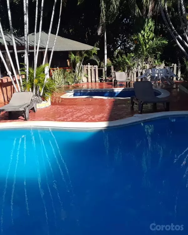 casas vacacionales y villas - Villa de Playa en Palenque con Piscina, Jacuzzi y  15