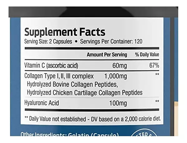 Salud y Equipamiento Médico - Colágeno Hidrolizado 1000mg 2