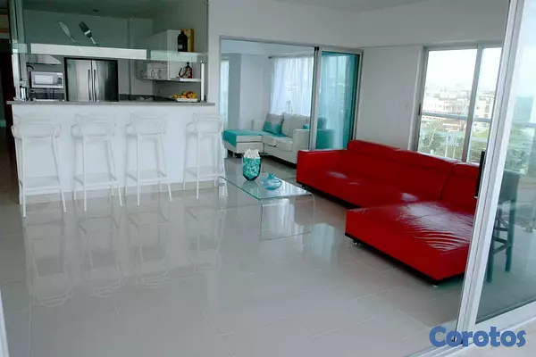 apartamentos - *MALECÓN CON EXCELENTE VISTA AL MAR DECORADO IMPECABLE* 9
