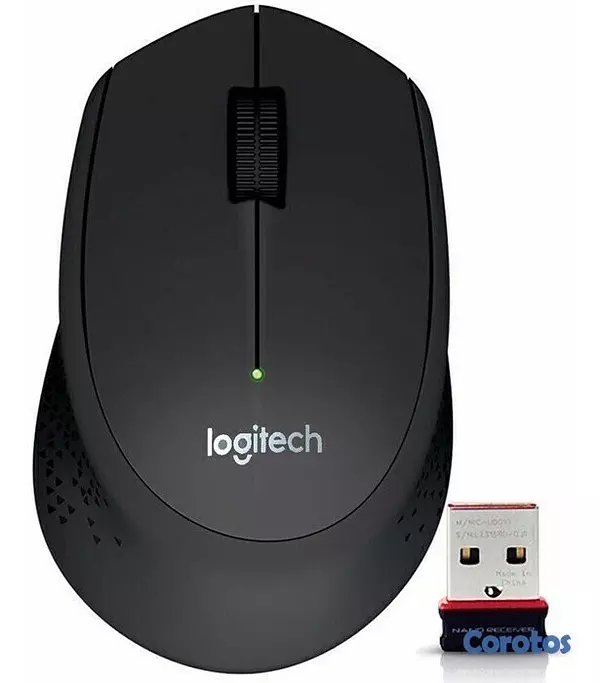 computadoras y laptops - MOUSE LOGITECH M280 INALAMBRICO OPTICO, RECEPTOR USB, NEGRO, ERGONOMICO. 2