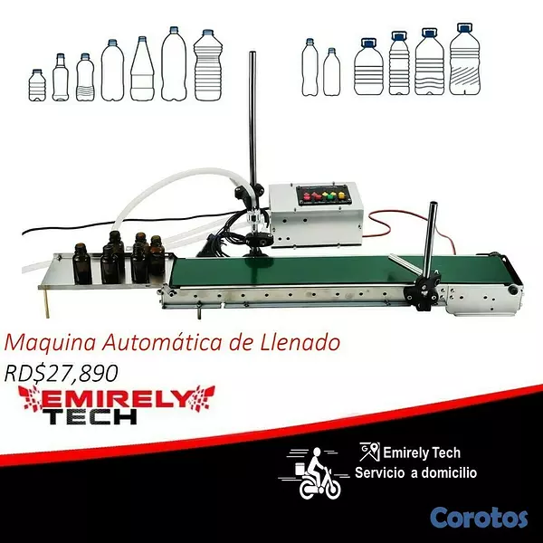 equipos profesionales - Maquina llenadora Embotelladora Envasadora Automatica de liquidos y bebida 1