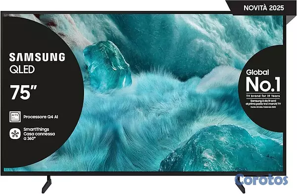 tv - RD $69,000  TV SAMSUNG QLED 75" Precio lanzamiento oferta . Garantía 2 años  6