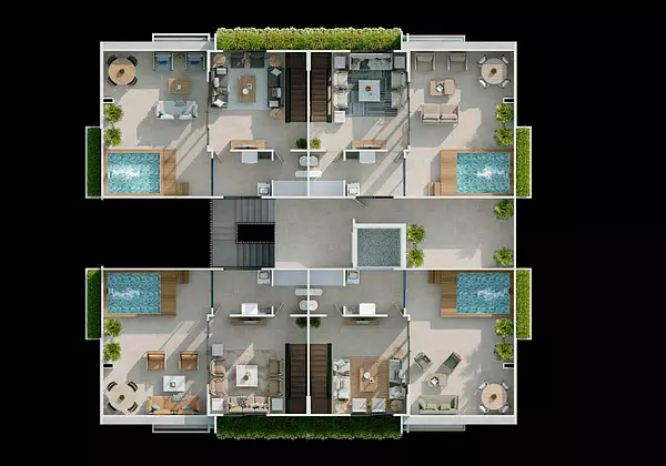 casas vacacionales y villas - Se venden proyectos de villas, apartamentos en Punta Cana 9