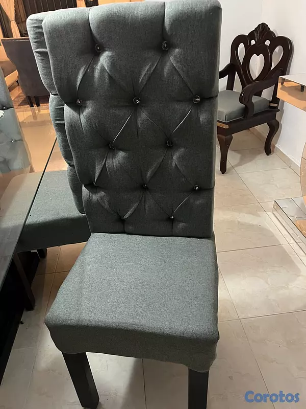 muebles y colchones - De oferta 6 sillas acorchadas y 2 butacas en caoba 7
