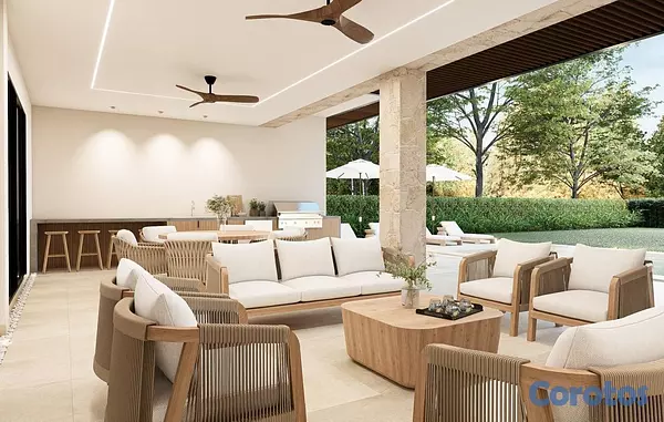 casas vacacionales y villas - Villa de 3 Habitaciones en Plano – Punta Cana Vill 9