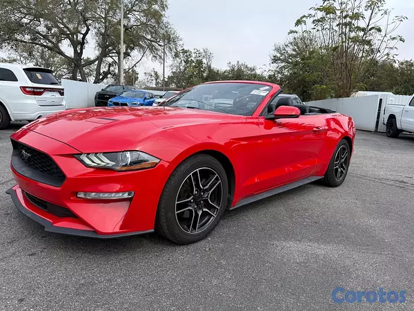 carros - FORD MUSTANG ROJO 2020 CONVERTIBLE   1