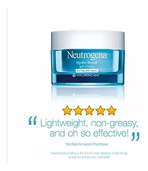 Salud y Equipamiento Médico - Crema Hidratante Con Acido Hialuronico - Neutrogena - 1.7 Oz 5