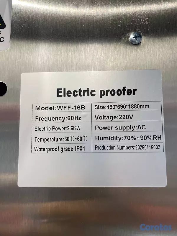 equipos profesionales - Fermentadora carrito caliente para alimentos para  7