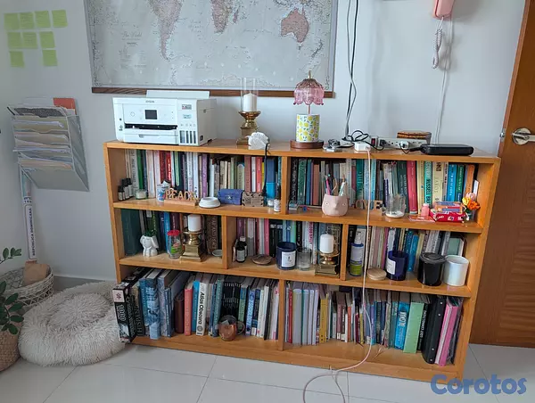 muebles y colchones - Venta de escritorio de Jequitibá usado en buenas c 3