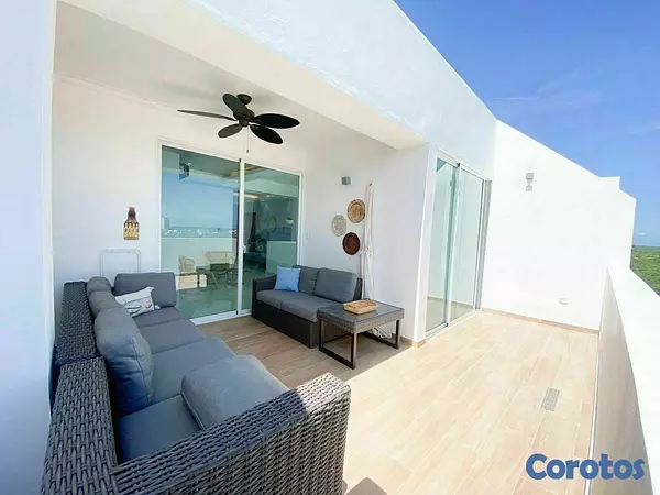 penthouses - Alquilo PH espacioso amueblado moderno 5