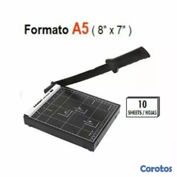 otros electronicos - GUILLOTINA DE METAL  TAMAÑO 8 X 7