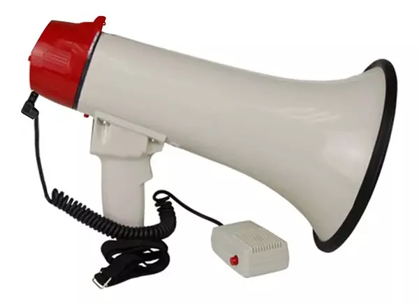 otros electronicos - Megafono Amplificador Altoparlante GRANDE Altavoz 2