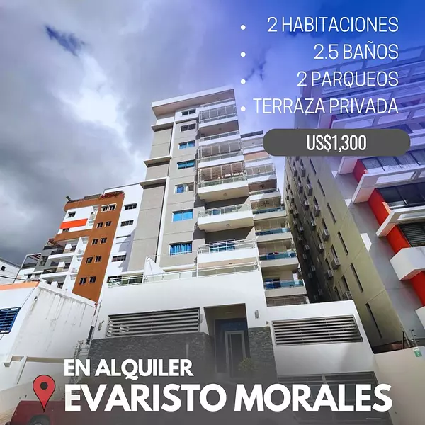 apartamentos - Apartamento en Alquiler en Evaristo Morales CON TERRAZA PRIVADA.
2 Hab 
US$1,300 6