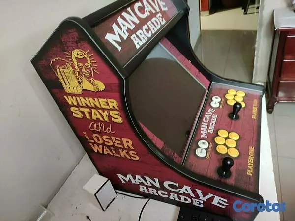 consolas y videojuegos - Gabinete Arcade Bartop con botones 3