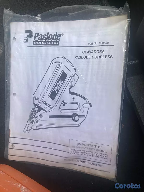 equipos profesionales - clavadora 30” 9