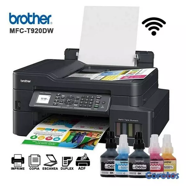 impresoras y scanners - MULTIFUNCION ,BROTHER INKBENEFIT TANK MFCT920DW, WI-FI, DUPLEX AUTOMATICO ,COPIA