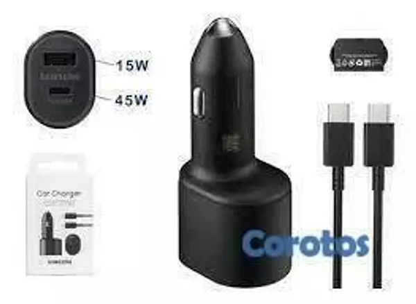 camaras y audio - CARGADOR SAMSUNG PARA VEHICULO 45W/15W 2
