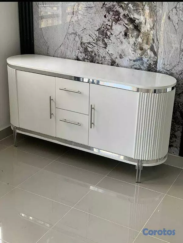 muebles y colchones - Credenza y espejo  3