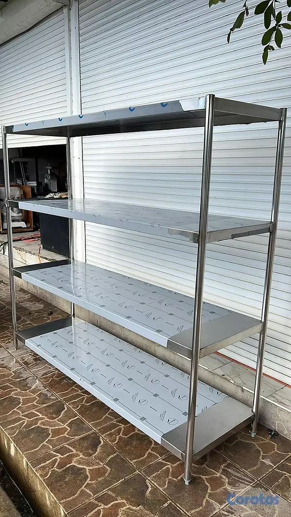 equipos profesionales - Estante de cociina industrial Acero Inoxidable  1