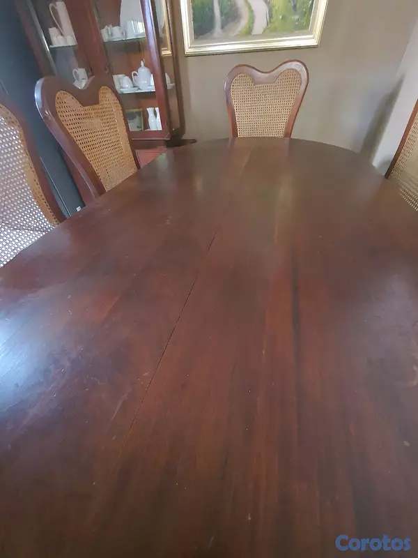 muebles y colchones - COMEDOR DE CAOBA 35000
Set entero  3