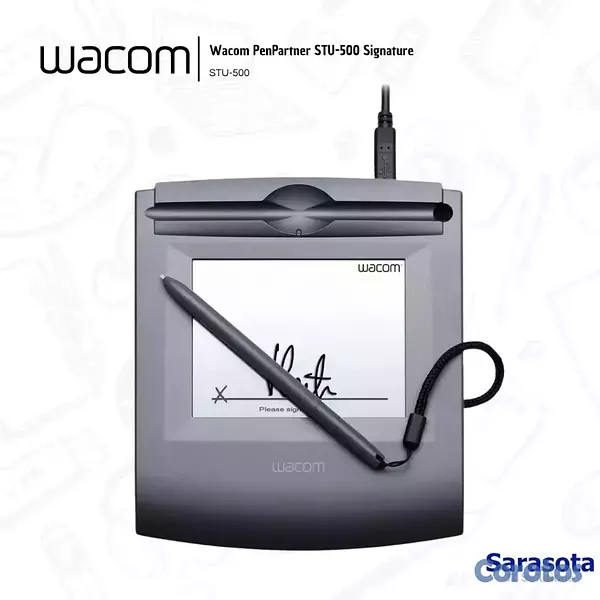 accesorios para electronica - Wacom PenPartner STU-500 Signature