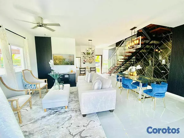 casas vacacionales y villas - Villa en venta en vista cana  7
