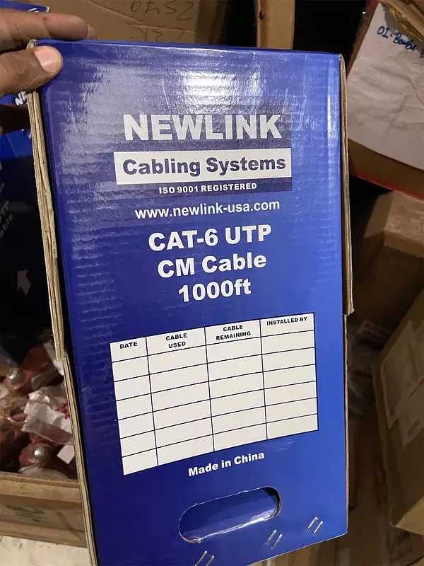 accesorios para electronica - Cable UTP certificado CAT-6. NEWLINK 5