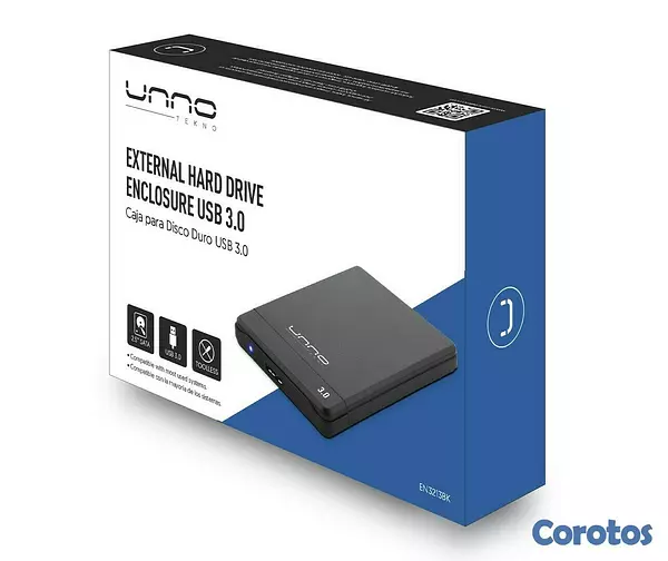 accesorios para electronica - Caja para disco duro externo 2.5 SATA a USB 3.0 - Enclosure Disco Sata 2.5 2