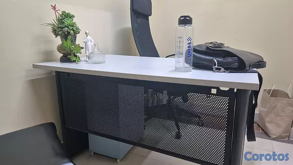 articulos de oficina - muebles oficina mas cortinas usadas pero como nuevas  4
