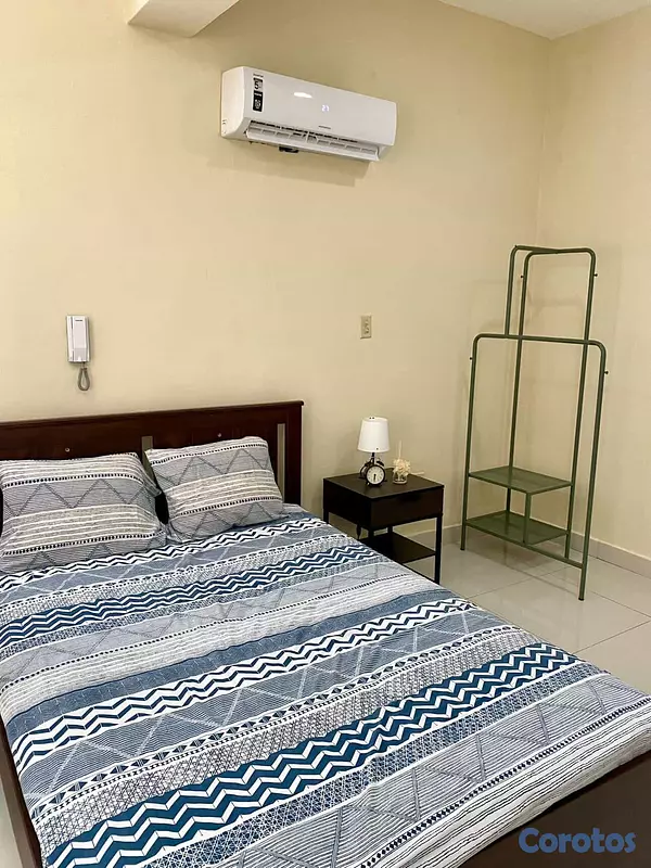 apartamentos - Apartaestudio amueblado en Gascue  3