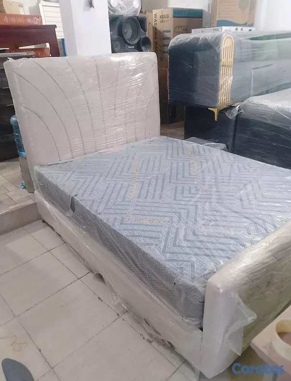 muebles y colchones - Cama Completa tamaño 60 pulgadas  2