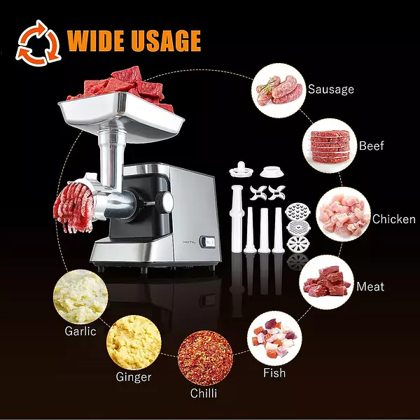 cocina - Triturador Eléctrico De Carne Y Embutidora De Salchichas 2