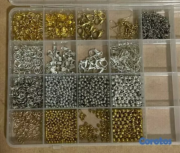 joyas, relojes y accesorios - cajas y paquetes de bisutería para emprendedores en joyería. bolitas, cristales. 4
