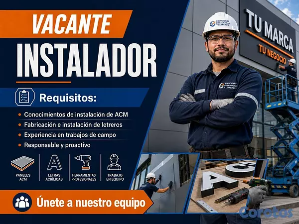 empleos disponibles - Eres instalador? esta es tu oportunidad