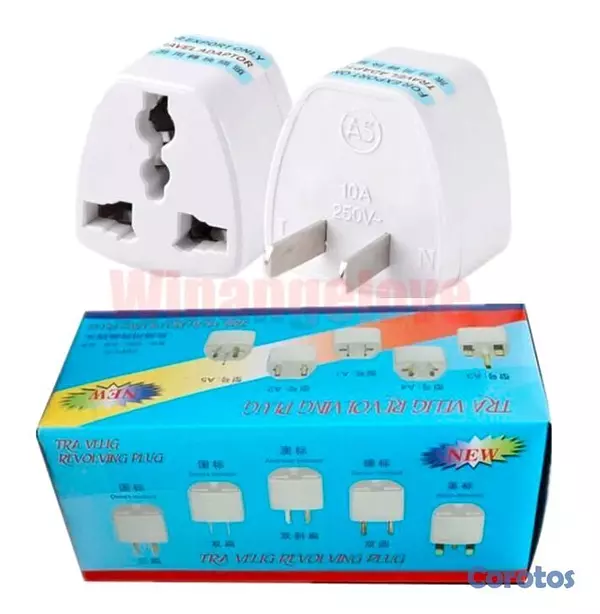 otros electronicos - Adaptador de Corriente EU a US 2